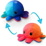TeeTurtle Reversible Octopus Plushie – 4-Inch Sunset & Mermaid for $5.48