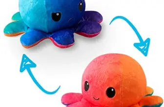TeeTurtle Reversible Octopus Plushie – 4-Inch Sunset & Mermaid for $5.48