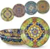 Vancasso Ceramic Kitchen Pasta Bowls Set of 4 for $25.79