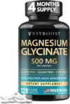 Vitboost 500mg Sleep Support Magnesium Glycinate Capsules (120-Count) for $6.96