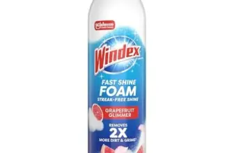 Windex Fast Shine Foam Glass Cleaner Spray (Grapefruit) 19-Oz for $2.97
