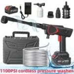 1100 PSI Cordless Electric High Pressure Washer Gun – $34.69