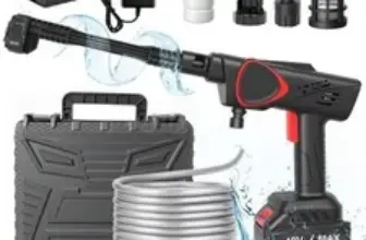 1100 PSI Cordless Electric High Pressure Washer Gun – $34.69