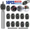 14-Piece 3/8″ Double-Sided Spot Weld Cutter Kit – $14.92