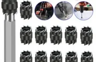 14-Piece 3/8″ Double-Sided Spot Weld Cutter Kit – $14.92