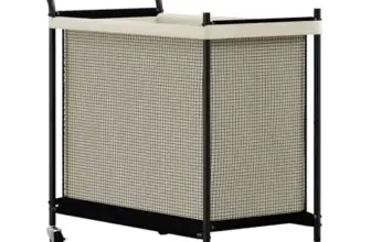 160L Laundry Hamper with Wheels for $21.45