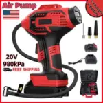20V Portable Car Tire Pump Air Compressor with LED Display – $38.99