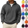 Big and Tall Men’s Fleece 1/4 Zip Hoodie for $10.99