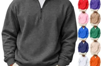 Big and Tall Men’s Fleece 1/4 Zip Hoodie for $10.99