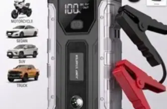 4000A Jump Starter Portable 12V Car Battery Booster – $36.51