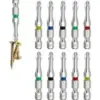 HitScrews 1/4″ Hex Shank 2″ Magnetic Screwdriver Bit Set (10-Pack) for $5.79