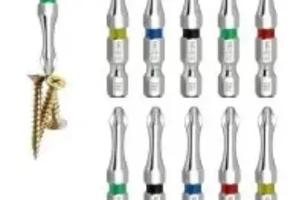 HitScrews 1/4″ Hex Shank 2″ Magnetic Screwdriver Bit Set (10-Pack) for $5.79