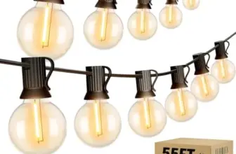 50FT Shatterproof Outdoor String Lights for $14.99