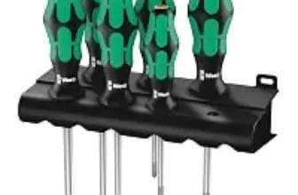 Wera Kraftform Plus 334/6 Screwdriver Set with Rack & Lasertip – $29.99