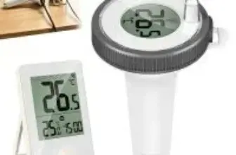 Abeden IPX8 Waterproof Rechargeable Wireless Floating Pool Thermometer for $17.49