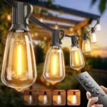 Addlon 100FT Outdoor String Lights with Remote for $14.99