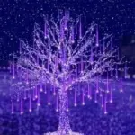 Adecorty 192-LED Purple Meteor Shower Lights for $6.49