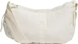 Adidas Originals Crescent Crossbody Bag in Cream White for $12.97