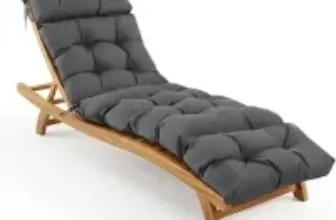 Aegisun Dark Grey Lounge Chair Cushion 75.1″ x 22.8″ x 4.7″ for $28.49