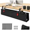 Ahomo 36″ Under Desk Cable Management System with Silicone Pads – $19.99