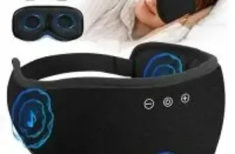 Ahuiargy Bluetooth Sleep Mask with 3D Contoured Cups for $12.99