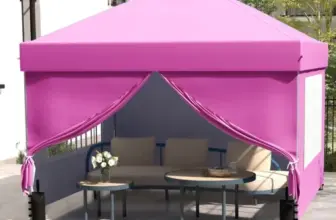 Ainfox 10 x 10 ft. Pop-up Canopy Tent with Sidewalls for $71.99