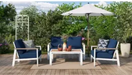 allen + roth Chatham Pier 4-Piece Patio Conversation Set for $274 $274.00