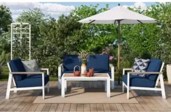 allen + roth Chatham Pier 4-Piece Patio Conversation Set for $274 $274.00