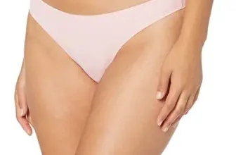 Amazon Essentials Women’s Seamless No Show Thong Panties 4-Pack for $4.25