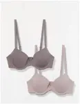 Amazon Essentials Women’s Underwire Lightly Padded Demi Cup Bra 2-Pack for $5.91