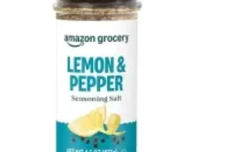 Amazon Grocery Lemon & Pepper Seasoning Salt 4.5oz for $1.14