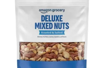 Amazon Grocery Roasted & Salted Deluxe Mixed Nuts 44oz for $12.45