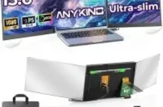 Anyking 15.6″ 1080P FHD IPS Portable Laptop Screen Extender for $148.49