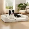 Bedsure ComfyFleece 35″ Large Orthopedic Memory Foam Dog Bed for $25.90