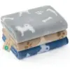 Bedsure 23″ x 16″ Flannel Fleece Dog Blanket 3-Pack for $4.79