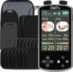 Belifu 4-in-1 TENS EMS Unit Muscle Stimulator with 3.8″ Display for $23.99