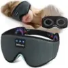 BeMyLady 3D Contoured Cotton Eye Sleep Mask with Bluetooth Headphones for $9.95
