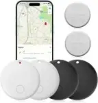 Beyamis Bluetooth 4-Pack Air Trackers with Replaceable Batteries for $8.99