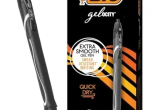 BIC Gelocity Quick Dry Black Gel Pens 12-Count for $7.74