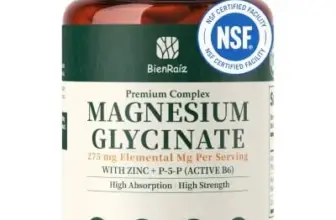 BienRaíz Magnesium Glycinate 275mg – 180 Capsules for $6.99