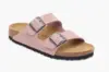 Birkenstock Arizona Women’s Leather Sandals in Pink for $69.83