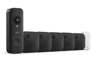 Blink Outdoor 4 Camera System with Battery Doorbell for $104.99