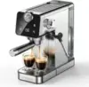 Byeshop 1.1L 20 Bar Compact Espresso Machine with Milk Frother for $84.98