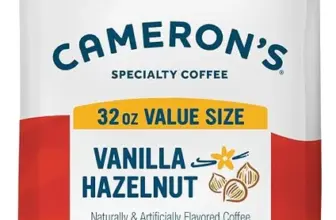 Cameron’s Coffee 32oz Vanilla Hazelnut Ground Coffee Bag for $11.23