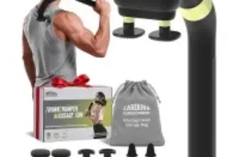 Careking 3-in-1 Dual Head Muscle Massage Gun with Extension Handle for $9.49