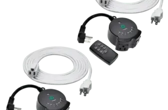 2-Pack Outdoor Lighting Timer with Indoor/Outdoor Extension Cord for $14.99