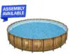 Coleman Power Steel 22 ft x 52 in Round Metal Frame Pool Set for $398 $398.00