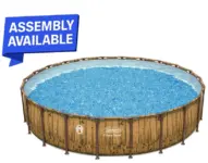 Coleman Power Steel 22 ft x 52 in Round Metal Frame Pool Set for $398 $398.00