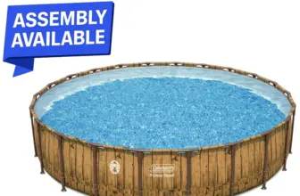 Coleman Power Steel 22 ft x 52 in Round Metal Frame Pool Set for $398 $398.00
