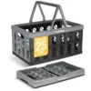 Collapsible Shopping Basket Storage Crate – 6.34 Gallon for $12.97